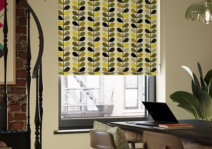 Orla Kiely Multi Stem, Yellow - Roller Blind - Image 5